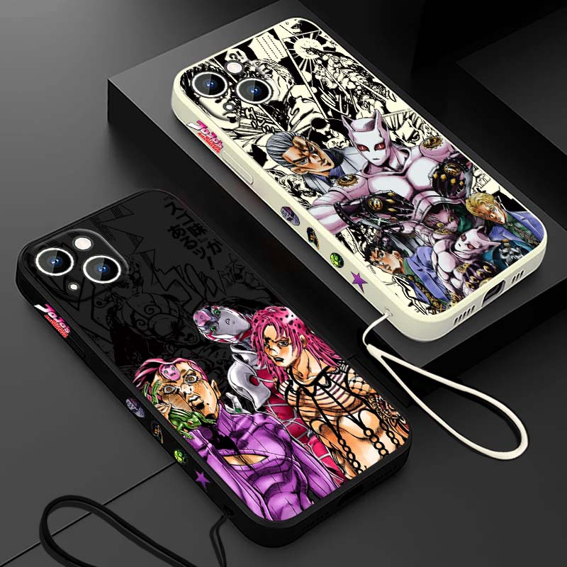 Phone Cases Iphone 14 - Anime JOJO Schurk Diavolo Dio Telefoonhoesje