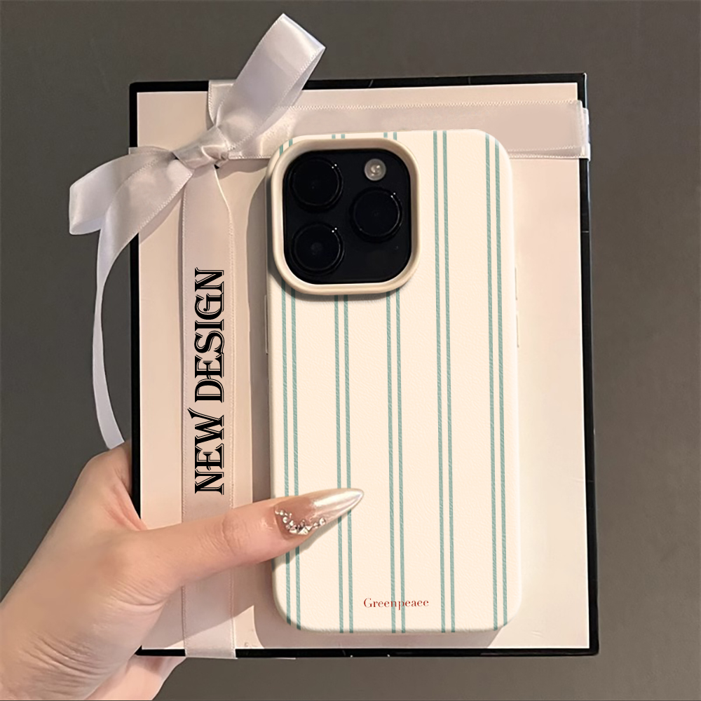 Phone Cases Like Loopy - Roze Streep Print Zomer Telefoon Case