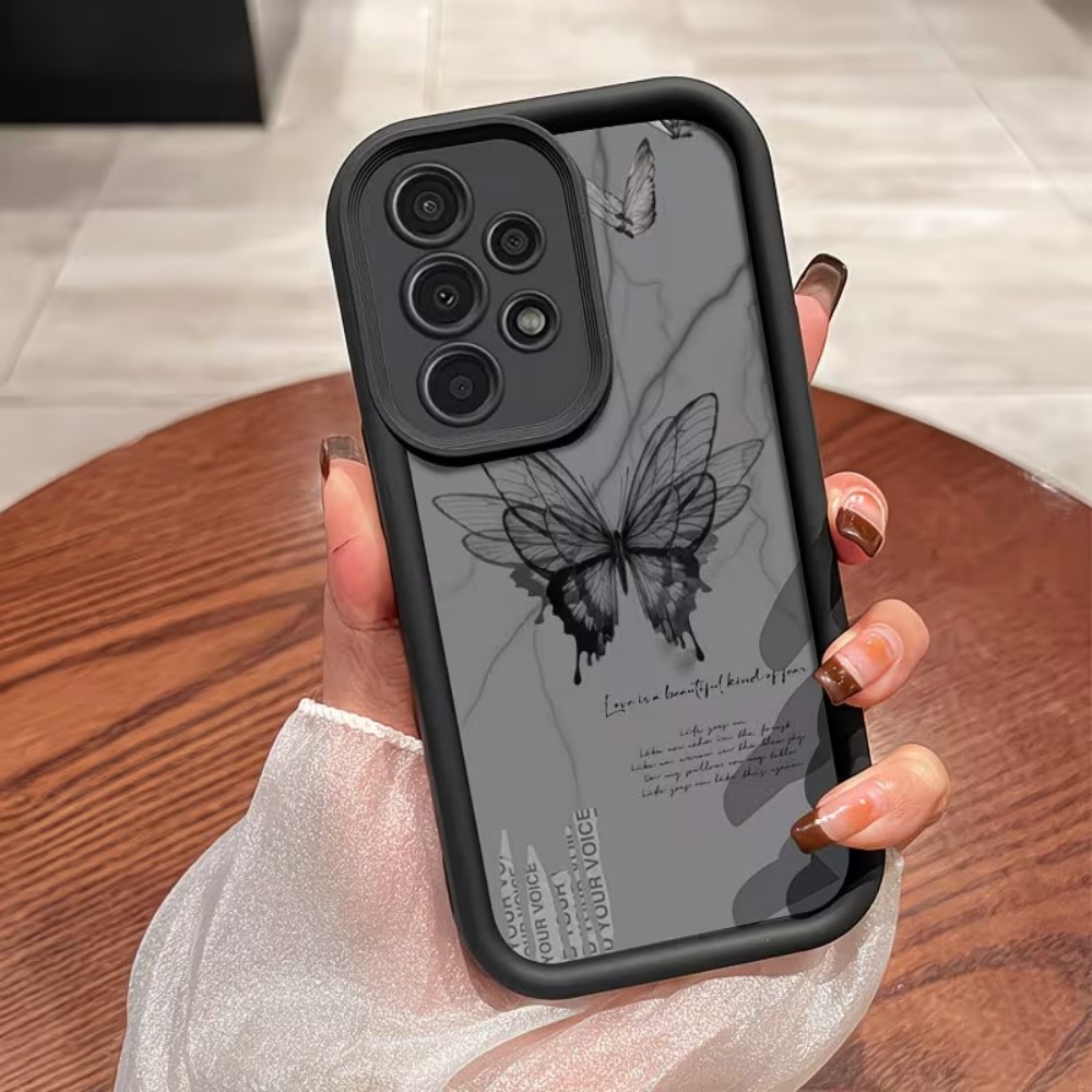 Phone Cases Aesthetic - Esthetische Grunge Vlinder & Citaat Print