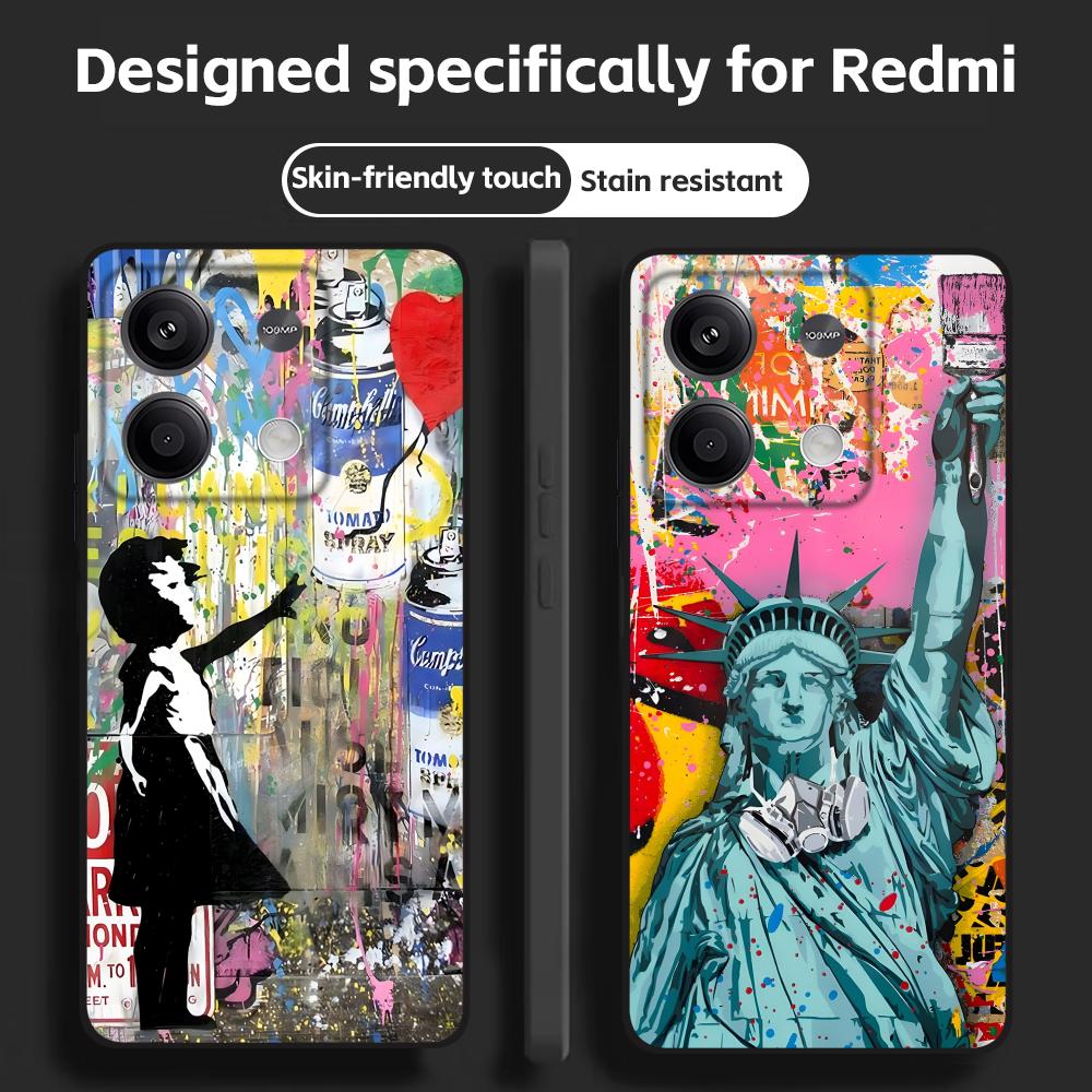 Phone Cases Iphone 14 - Banksy Graffiti Art Telefoon Case Voor