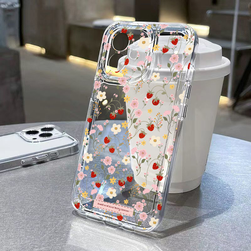 Phone Cases Aesthetic - Esthetische bloemenhoes voor iPhone 17 Pro