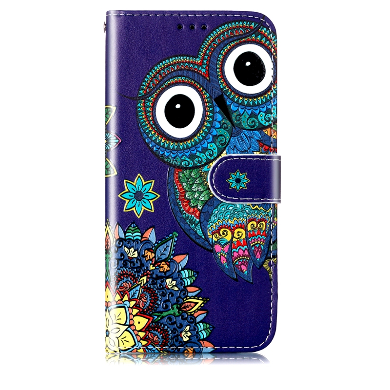 Phone Cases On Shein - Pop Fashion Cartoon Geschilderd Patroon Lederen