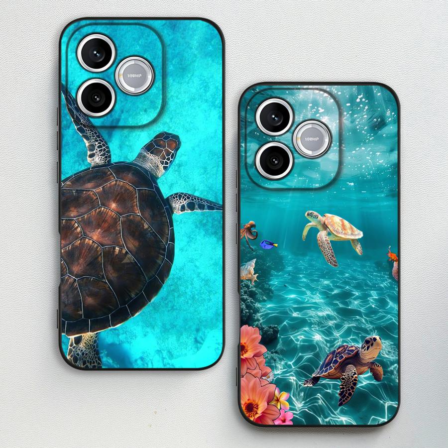 Phone Cases Honor - Onderwater Schildpad Art Case voor Honor
