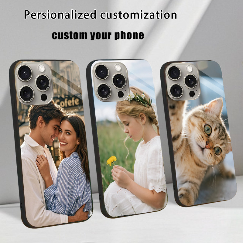 Phone Cases Near Me - Aangepaste gehard glazen hoes voor iPhone
