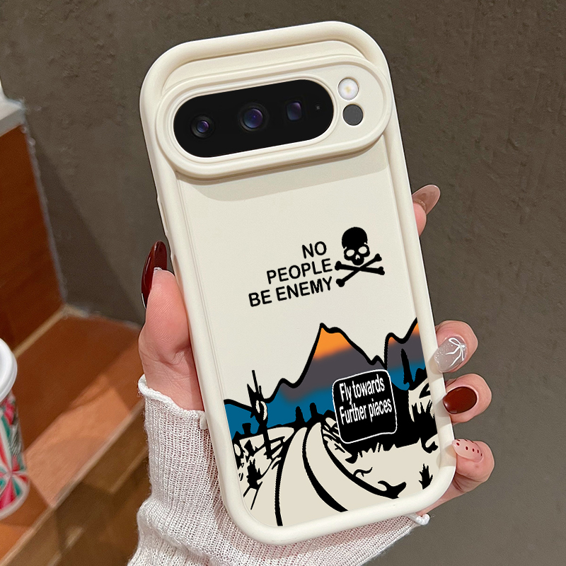 Phone Cases Google Pixel 9 - Telefoonhoesje met bergwegpatroon voor Google Pixel