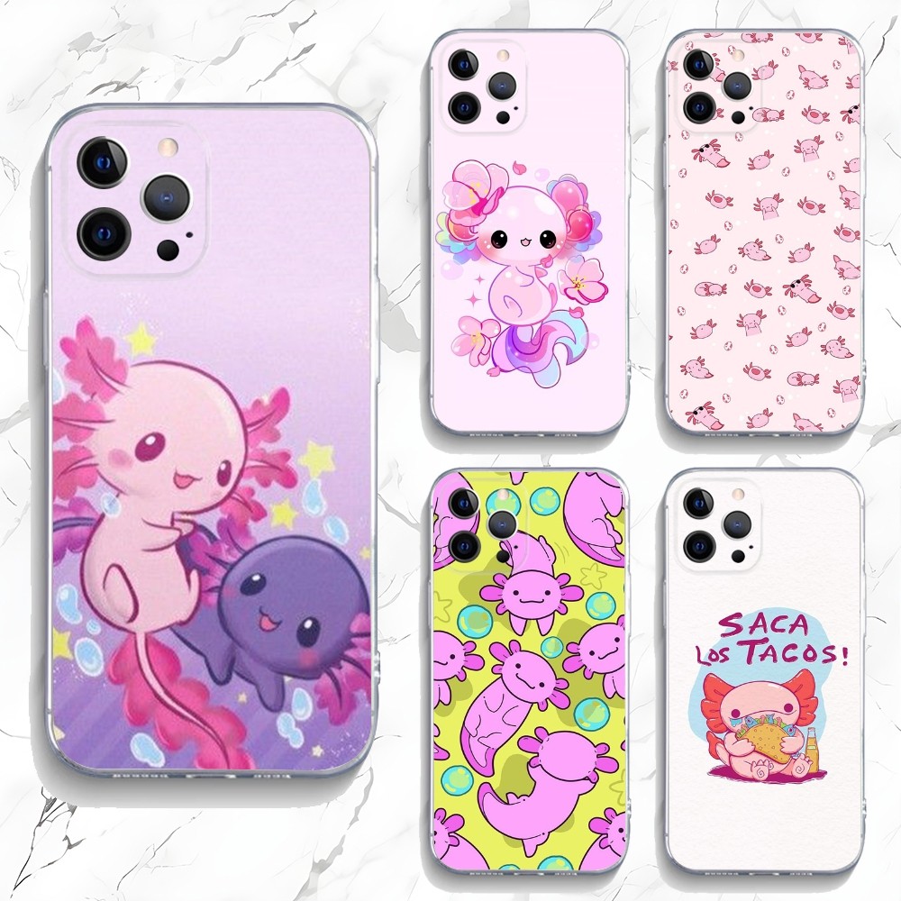 Phone Cases Near Me - Leuke Axolotl Telefoon Hoesje Voor Iphone
