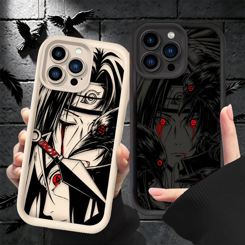 Phone Cases Near Me - Luxueuze Uchiha Itachi Dark Crow telefoonhoes