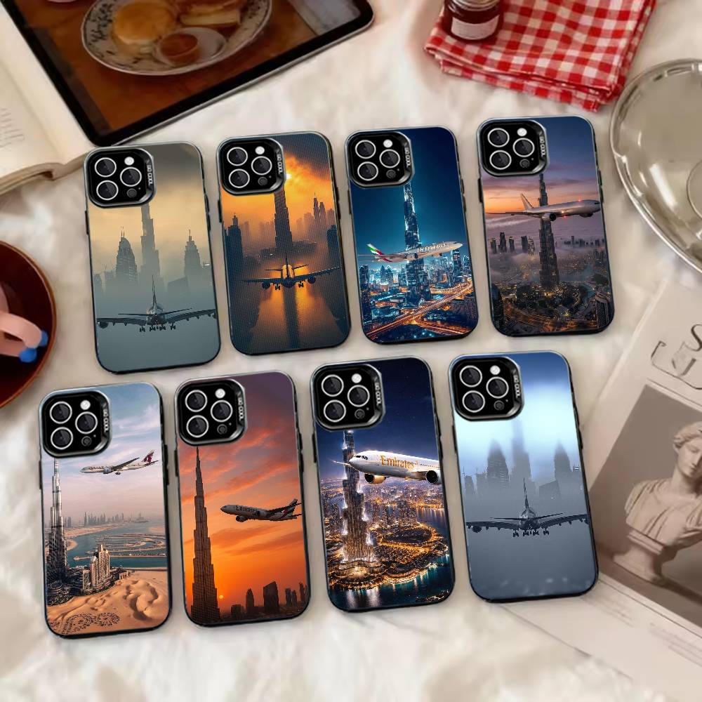 Dubai Burj Khalifa vliegtuig t - Phone Cases Dubai recensie en prijs