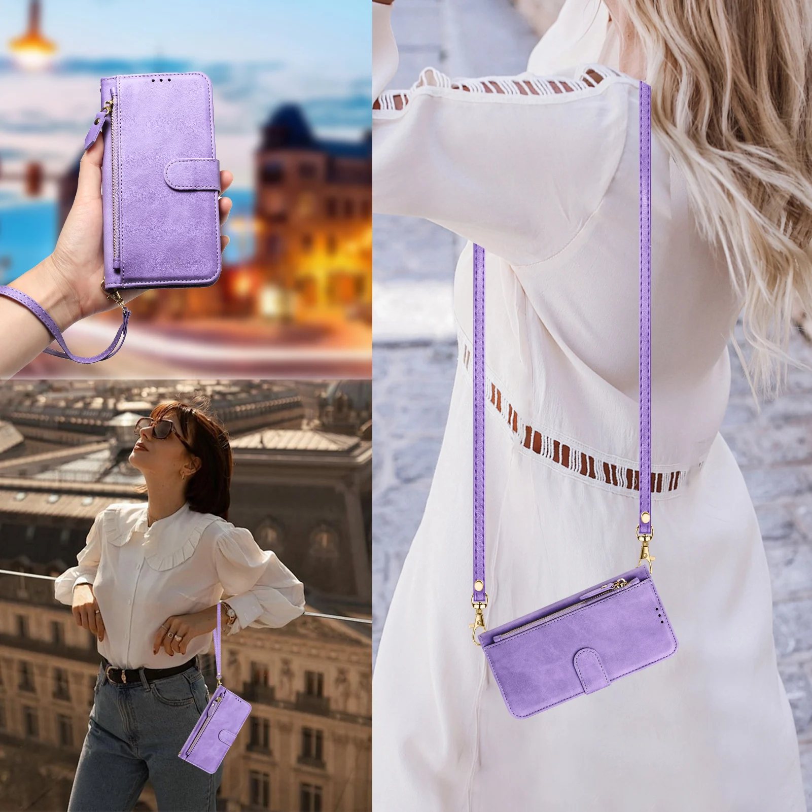Crossbody portemonnee met rits - Flip Leather Case recensie en prijs