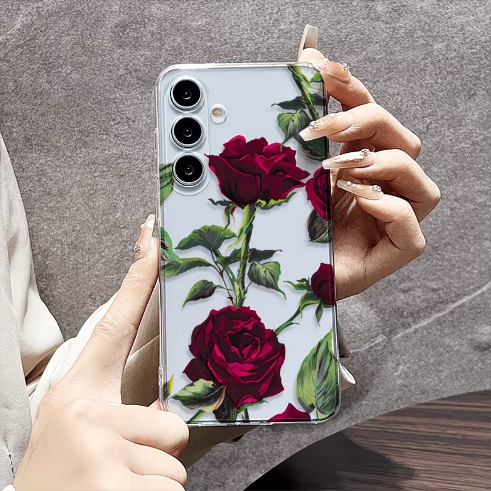Esthetische rode roos bloemen  - Phone Cases Aesthetic recensie en prijs