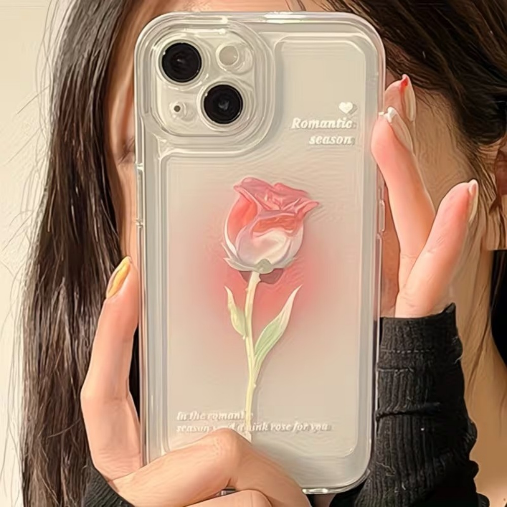 Esthetische aquarel roos trans - Phone Cases Aesthetic recensie en prijs