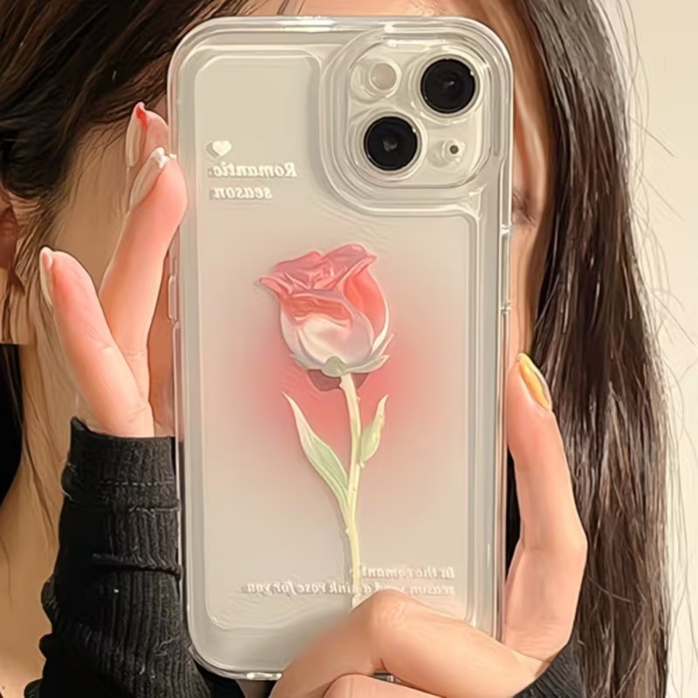 Esthetische aquarel roos trans - Phone Cases Aesthetic recensie en prijs