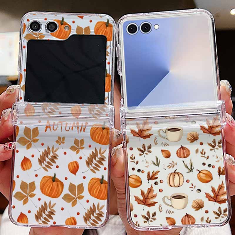 Herfst Esdoornblad Patroon Tel - Phone Cases Z Flip 5 recensie en prijs
