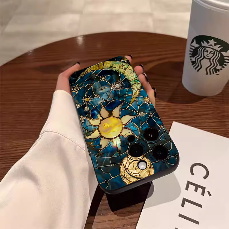 Esthetische Zon Maan Print Tel - Phone Cases Aesthetic recensie en prijs