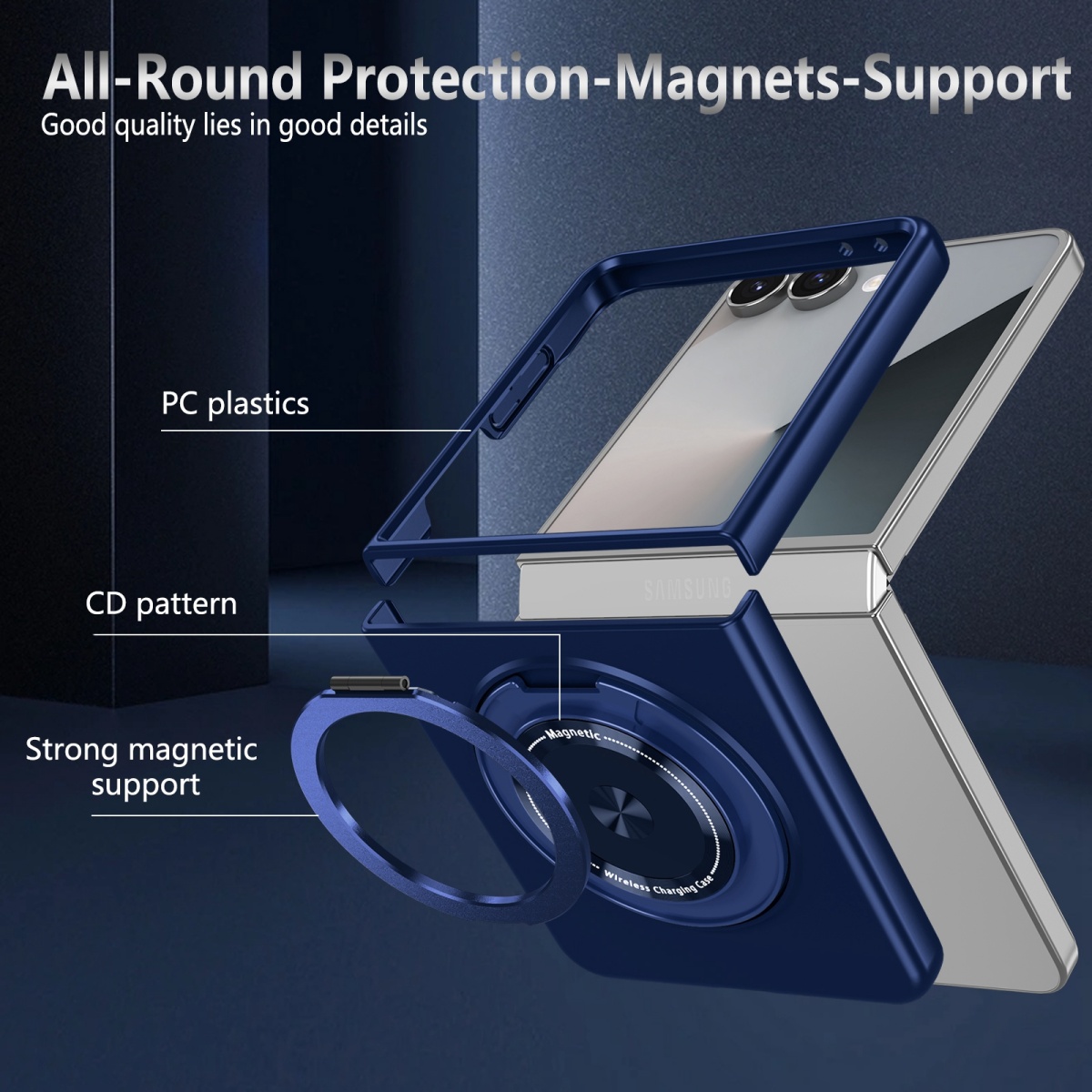 Magnetische Metalen Draaibare  - Flip Leather Case recensie en prijs