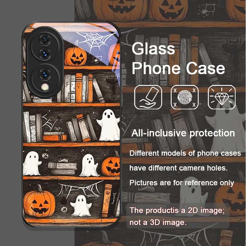 Halloween Pompoen Ghost Boeken - Phone Cases Honor recensie en prijs