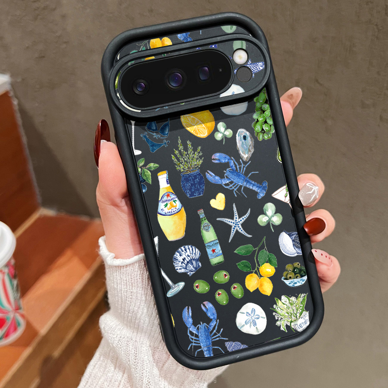 Ocean Whale Patroon TPU Telefo - Phone Cases Google Pixel 9 recensie en prijs