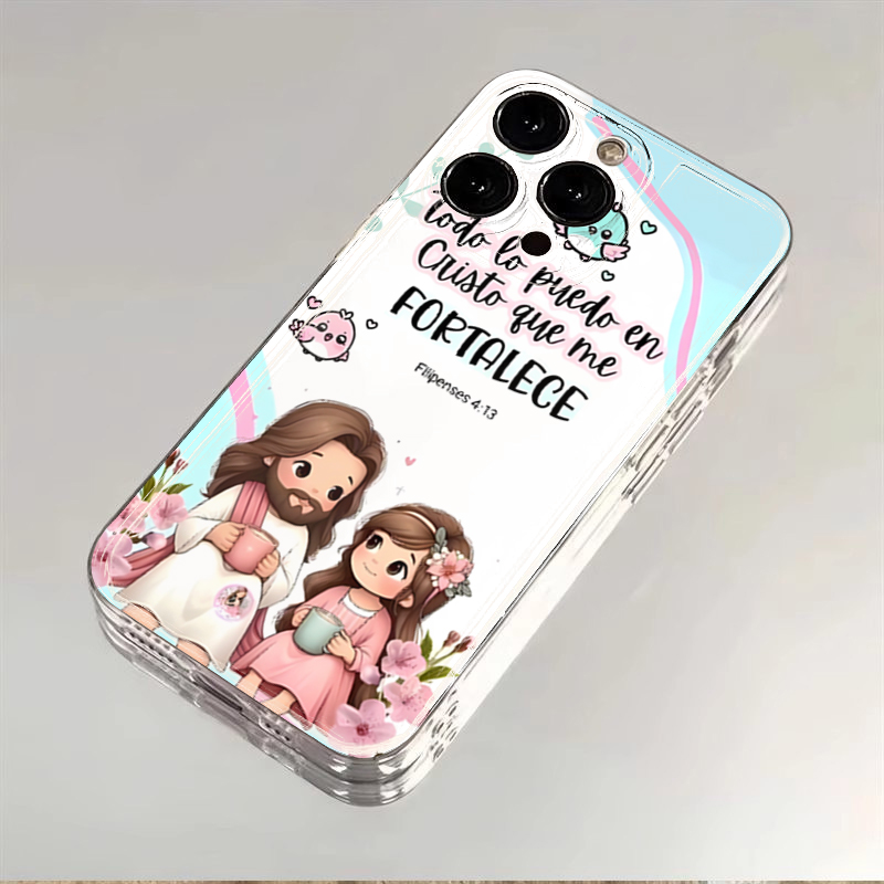 Cartoon Jezus En Ik Bijbelvers - Phone Cases Redmi recensie en prijs