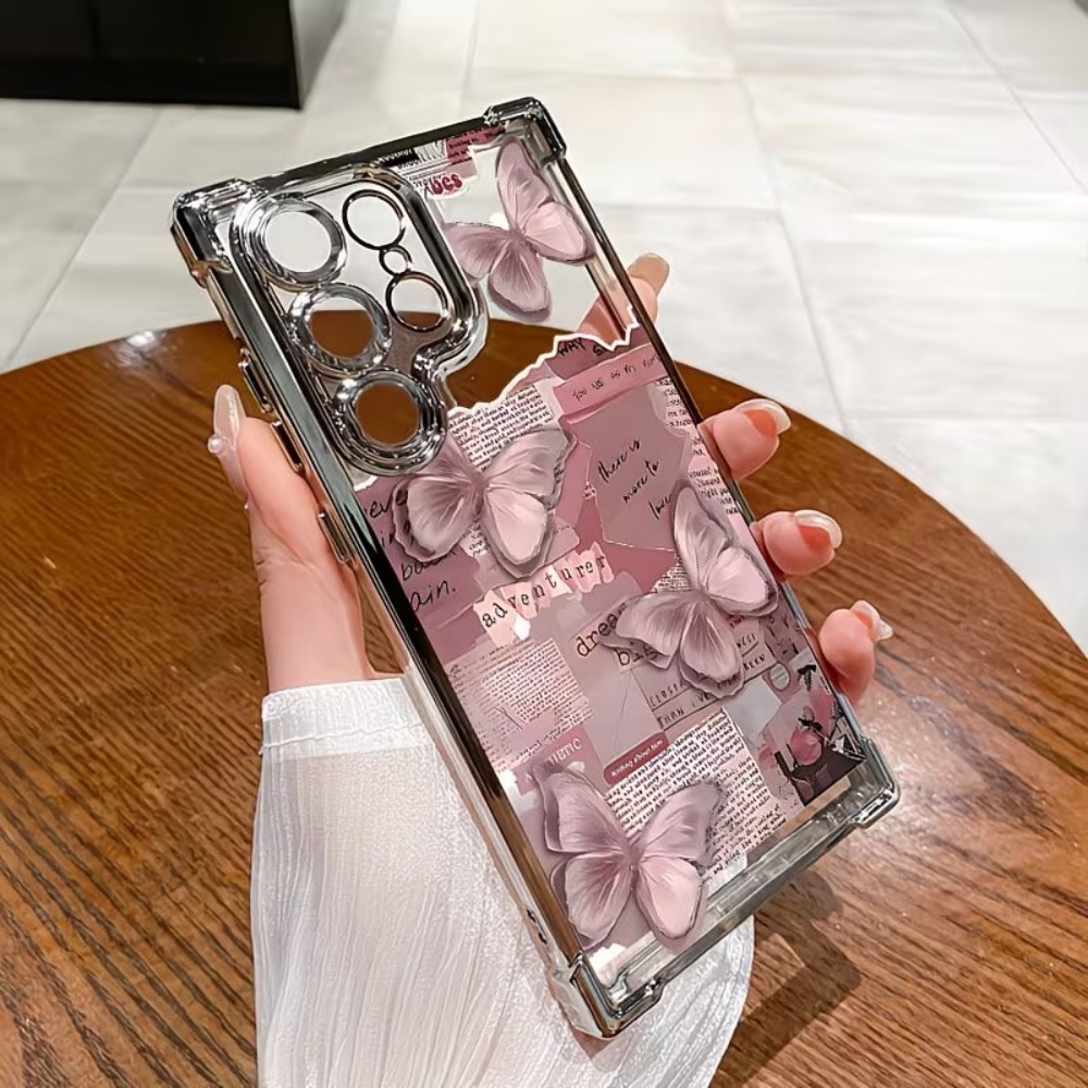 Esthetische vlinder krantenpri - Phone Cases Aesthetic recensie en prijs