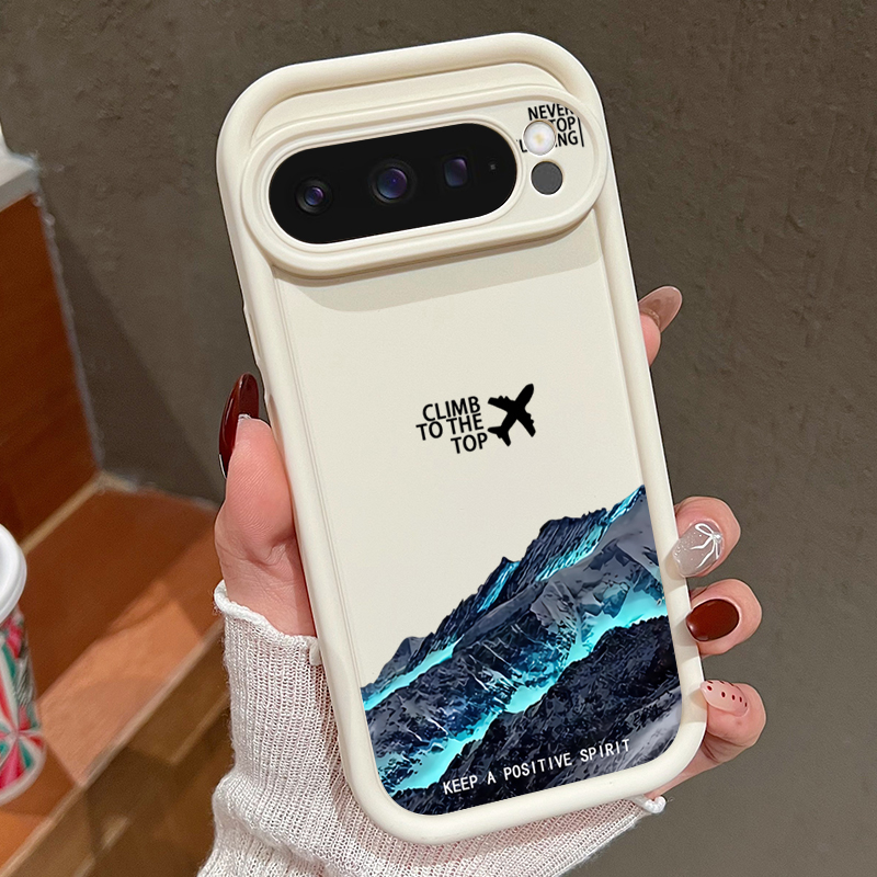 Vliegtuig Sneeuw Berg Patroon  - Phone Cases Google Pixel 9 recensie en prijs