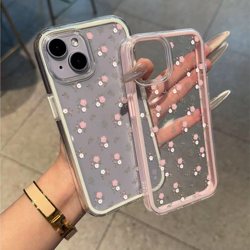 Groene Bladeren Roze Bloem 2-i - Phone Cases Green recensie en prijs