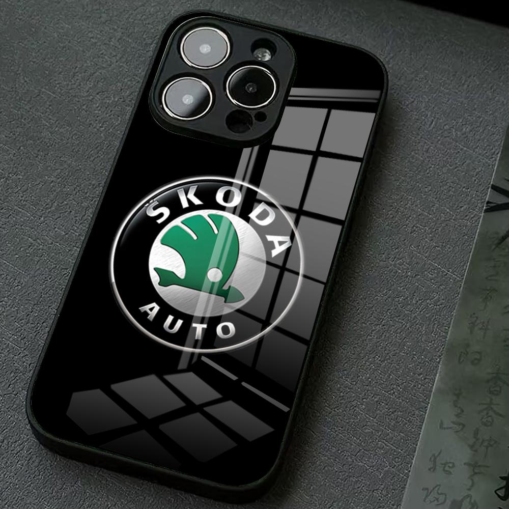 Luxe Skoda-a Logo Telefoon Cas - Phone Cases Near Me recensie en prijs