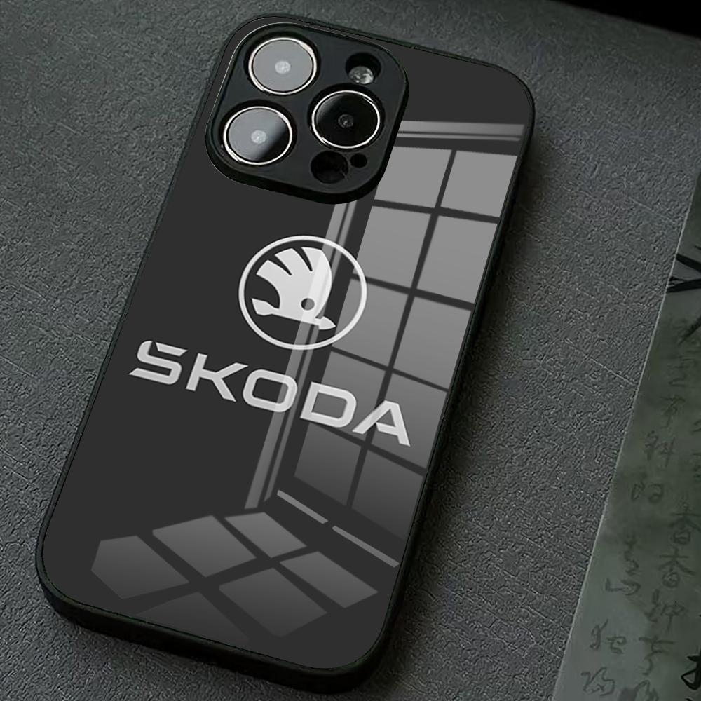Luxe Skoda-a Logo Telefoon Cas - Phone Cases Near Me recensie en prijs