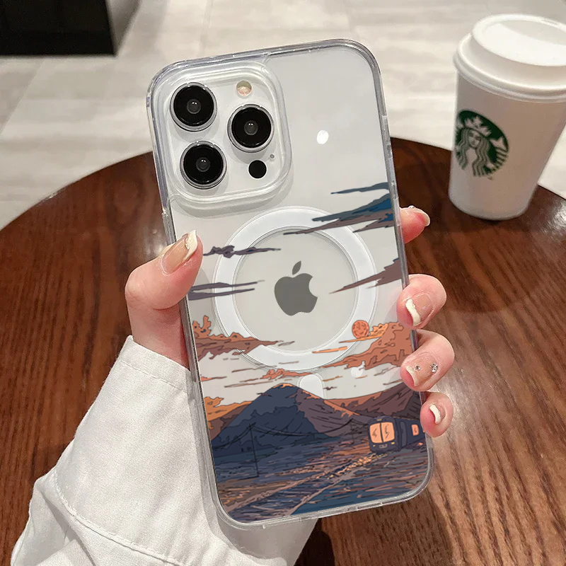 Zonsondergangpatroon Mode Tele - Phone Cases Like Loopy recensie en prijs