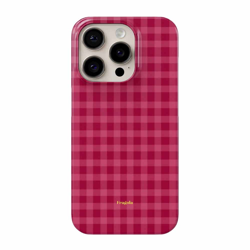 Retro Koreaans geruite schatti - Phone Cases Burga recensie en prijs