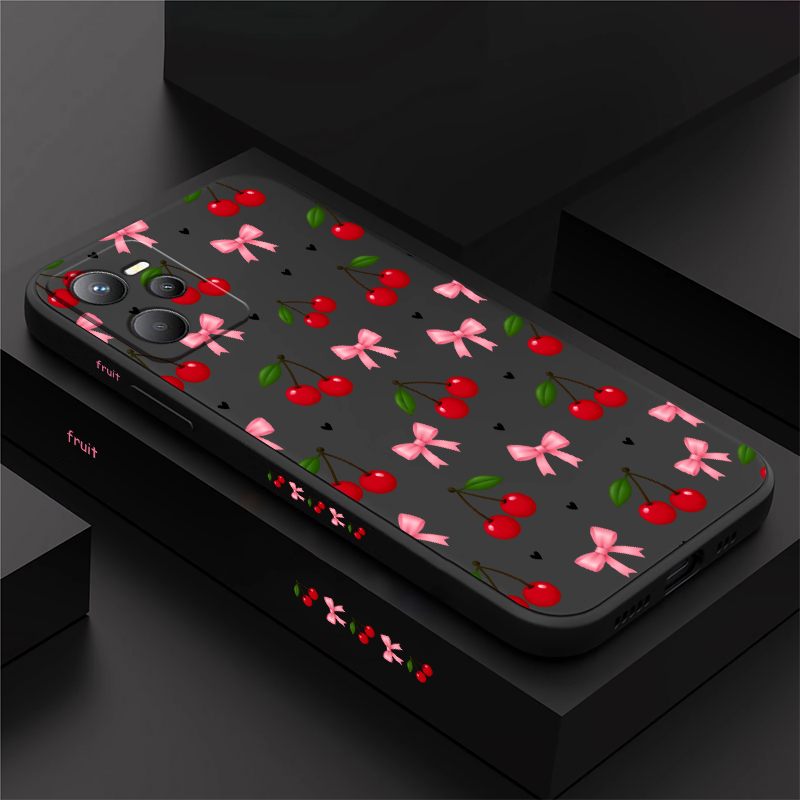 Cherry Print hoesje voor OPPO  - Realme C67 recensie en prijs
