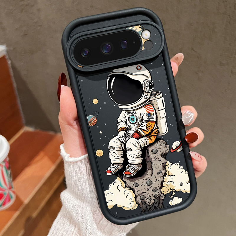 Cartoon Astronaut Print TPU Te - Phone Cases Google Pixel 9 recensie en prijs