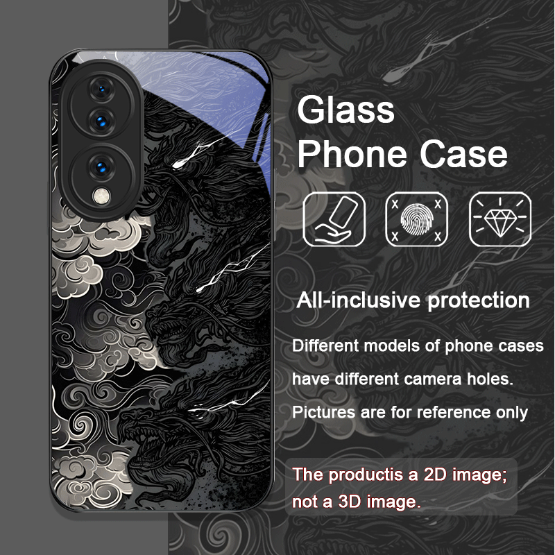 Esthetische coole zwarte draak - Phone Cases Aesthetic recensie en prijs