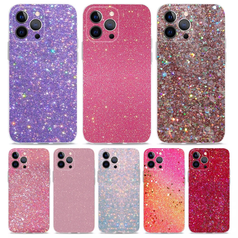Roze Glitter Patroon Telefoonh - Phone Cases Burga recensie en prijs
