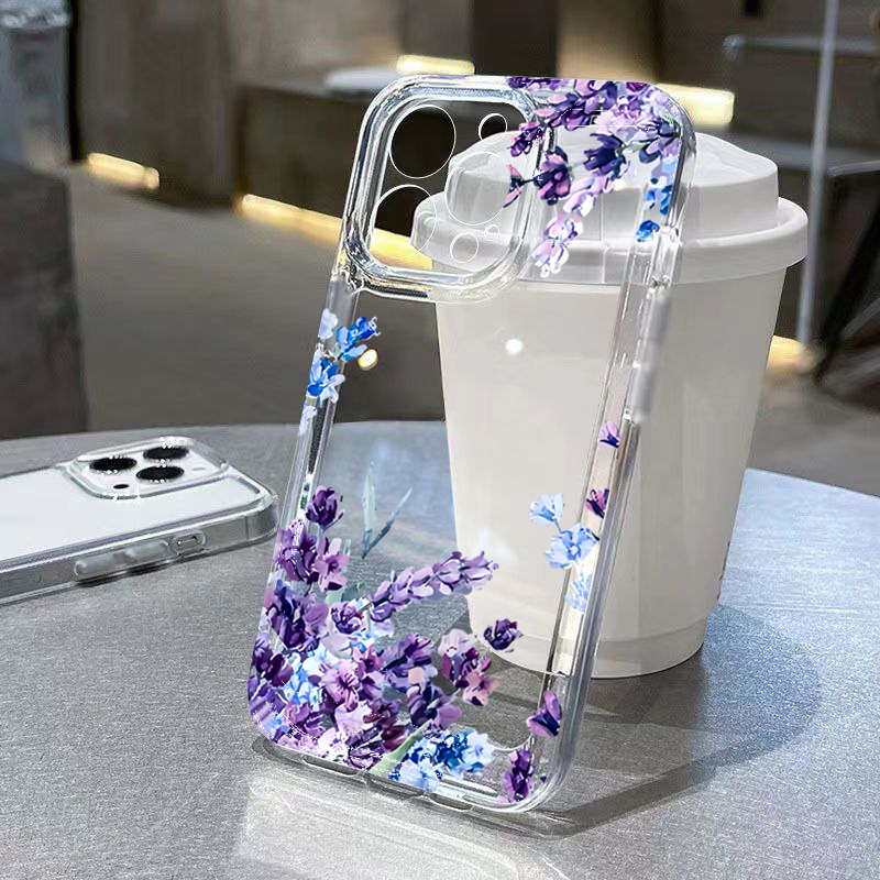 Paarse Bloem Zachte TPU Telefo - Phone Cases Like Loopy recensie en prijs