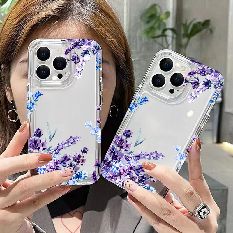 Paarse Bloem Zachte TPU Telefo - Phone Cases Like Loopy recensie en prijs
