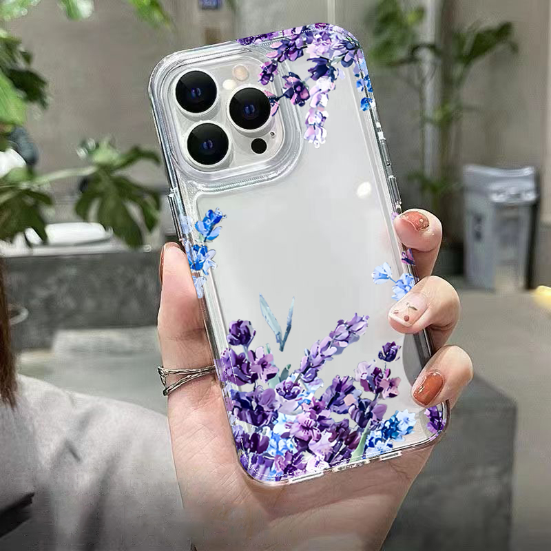 Paarse Bloem Zachte TPU Telefo - Phone Cases Like Loopy recensie en prijs